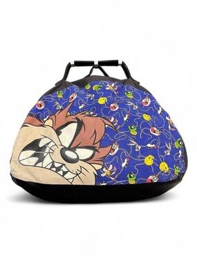 Tazmanian Devil Graphic Blue Travel Duffle Bag